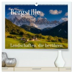 Bergstille - Landschaften, die berühren (hochwertiger Premium Wandkalender 2026 DIN A2 quer), Kunstdruck in Hochglanz