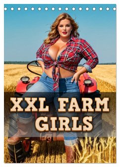 XXL Farm Girls (Tischkalender 2026 DIN A5 hoch), CALVENDO Monatskalender