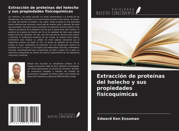Extracción de proteínas del helecho y sus propiedades fisicoquímicas