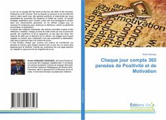 Cover Chaque jour compte 365 pensées de Positivité et de Motivation