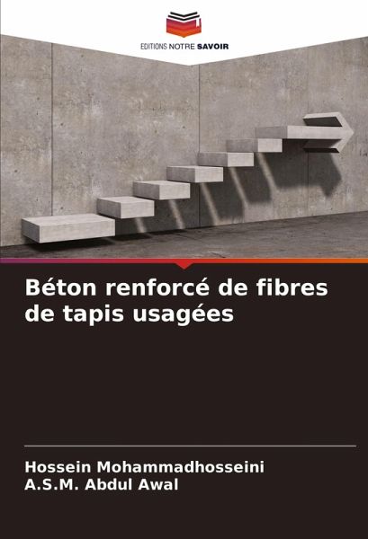 Béton renforcé de fibres de tapis usagées Béton renforcé de fibres de tapis usagées