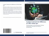 Carbon Contracts for Difference (CCfD): Status quo Carbon Contracts for Difference (CCfD): Status quo