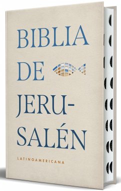 Cover Biblia de Jerusalén Latinoamericana, Tapa Dura Edición Clásica Color Arena Con Índice/ Jerusalem Bible - Latin American Edition Hc Sand Color with Index