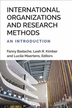 Cover International Organizations and Research Methods