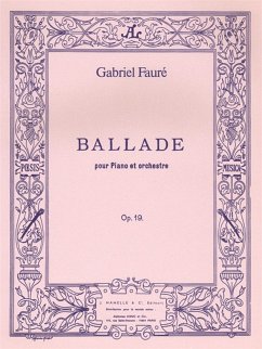 Cover Ballade op.19 pour piano et orchestre pour 2 pianos 2 parties