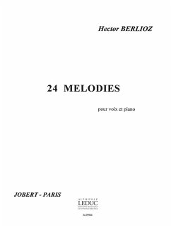 Cover BERLIOZ 24 MELODIES CHANT (MEZZO-SOPRANO OU BARYTON) ET PIANO