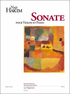 Cover Sonate pour violon et piano