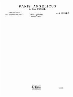 Cover Panis angelicus für 2 Soli (MSA/BarB), (Chor) und Orgel (Violine ad lib) Stimmen