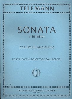 Sonata in b Minor for horn and piano Cover Sonata in b Minor for horn and piano