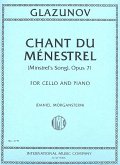 Chant du ménestrel op.71 for cello and piano Chant du ménestrel op.71 for cello and piano