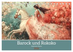 Barock und Rokoko - Malerische Werke (Tischkalender 2026 DIN A5 quer), CALVENDO Monatskalender Barock und Rokoko - Malerische Werke (Tischkalender 2026 DIN A5 quer), CALVENDO Monatskalender