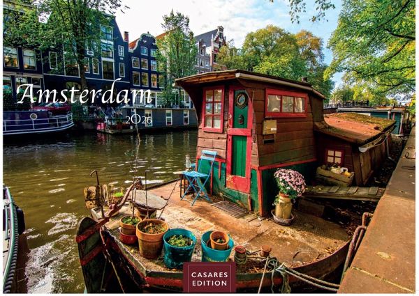 Amsterdam Kalender 2026 - Wandkalender   Fotokalender  Niederlande  Mitteleuropa 35x50cm - Atemberaubende Fotos von Amsterdams bekanntesten Sehenswürdigkeiten, Kanälen und kulturellen Highlights.