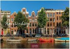 Amsterdam Kalender 2026 - Wandkalender   Fotokalender  Niederlande  Mitteleuropa 24x35cm - Atemberaubende Fotos von Amsterdams bekanntesten Sehenswürdigkeiten, Kanälen und kulturellen Highlights.