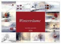 Winterträume - Zauberhafte Landschaften (Wandkalender 2026 DIN A2 quer), CALVENDO Monatskalender Winterträume - Zauberhafte Landschaften (Wandkalender 2026 DIN A2 quer), CALVENDO Monatskalender