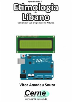 Cover Apresentando A Etimologia Do Líbano Com Display Lcd Programado No Arduino (eBook, PDF)