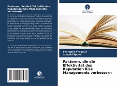 Cover Faktoren, die die Effektivität des Reputation Risk Managements verbessern