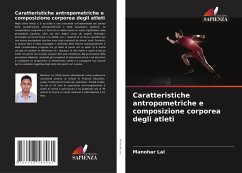 Cover Caratteristiche antropometriche e composizione corporea degli atleti