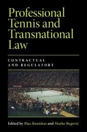 Cover Professional Tennis and Transnational Law
