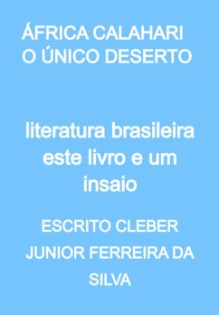 Cover África Calahari O Único Deserto (eBook, PDF)