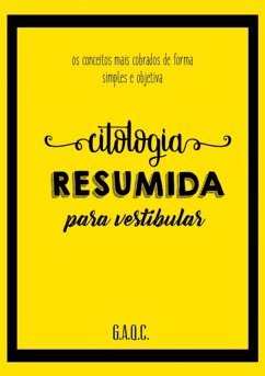 Cover Citologia Resumida Para Vestibular (eBook, PDF)
