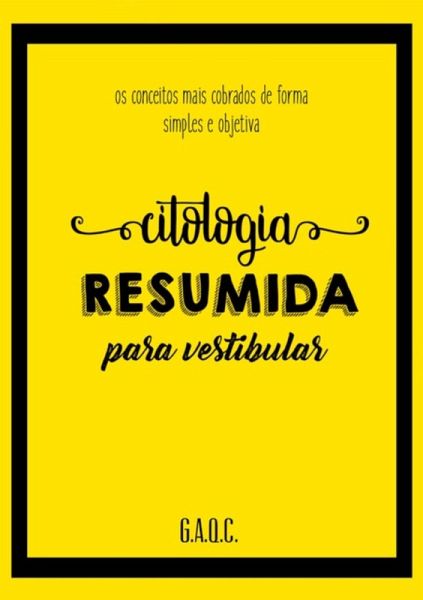 Citologia Resumida Para Vestibular (eBook, PDF)