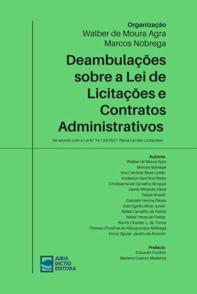 Deambulações Sobre A Lei De Licitações E Contratos Administrativos (eBook, PDF) Deambulações Sobre A Lei De Licitações E Contratos Administrativos (eBook, PDF)