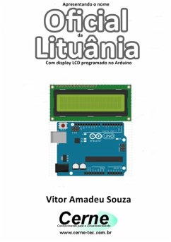 Cover Apresentando O Nome Oficial Da Lituânia Com Display Lcd Programado No Arduino (eBook, PDF)