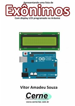 Cover Apresentando Uma Lista De Exônimo Com Display Lcd Programado No Arduino (eBook, PDF)