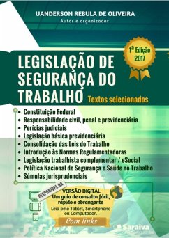 Cover Legislação De Segurança Do Trabalho: Textos Selecionados (eBook, PDF)