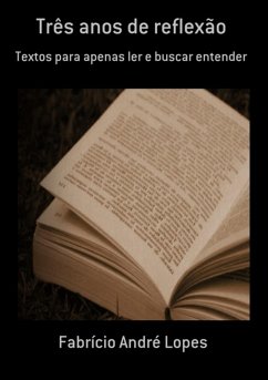 Cover Três Anos De Reflexão (eBook, PDF)
