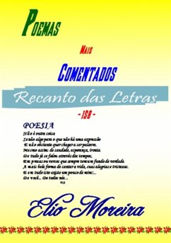 Cover Poemas Mais Comentados - Recanto Das Letras (eBook, PDF)