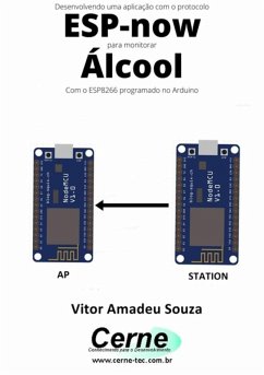 Cover Desenvolvendo Uma Aplicação Com O Protocolo Esp-now Para Monitorar Álcool Com O Esp8266 Programado No Arduino (eBook, PDF)