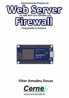 Cover Desenvolvendo Projetos De Web Server Na Rede Wifi Com Esp8266 Com Firewall Programado No Arduino (eBook, PDF)