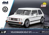 COBI Volkswagen 24614 - GOLF GTI (1976-1983), weiß, Bausatz 1:35, 64 Bauteile COBI Volkswagen 24614 - GOLF GTI (1976-1983), weiß, Bausatz 1:35, 64 Bauteile
