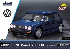 Cover COBI Volkswagen 24614 - GOLF GTI (1976-1983), blau, Bausatz 1:35, 68 Bauteile