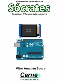 Cover Apresentando Pensamentos De Sócrates Com Display Tft Programado No Arduino (eBook, PDF)