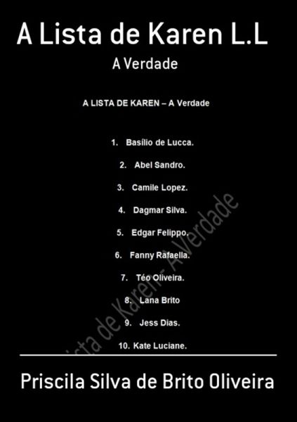 A Lista De Karen L.l (eBook, PDF) A Lista De Karen L.l (eBook, PDF)
