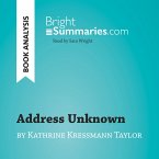 Address Unknown by Kathrine Kressmann Taylor (Book Analysis) (MP3-Download)