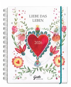 Cover Taschenkalender Liebe das Leben 2026