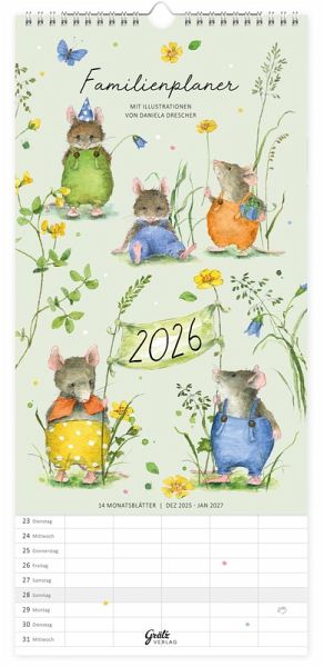 Familienplaner Mäuseparty 2026 Familienplaner Mäuseparty 2026