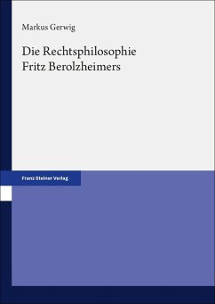 Cover Die Rechtsphilosophie Fritz Berolzheimers