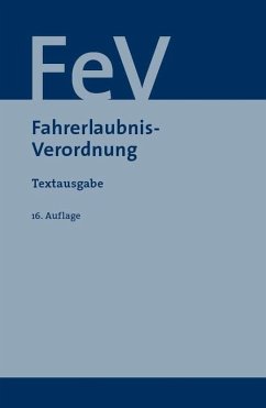Cover Fahrerlaubnisverordnung
