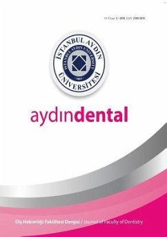 Cover Istanbul Aydin University Journal of the Faculty of Dentistry