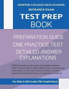 Hunter College High School Entrance Exam Test Prep Book - Hunter Test Prep Team