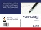 COMPARATIVE ANALYSIS OF ARTISTIC AND SCIENTIFIC STYLE
