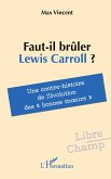 Faut-il brûler Lewis Carroll ?
