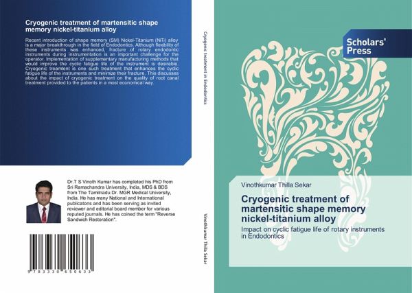 Cryogenic treatment of martensitic shape memory nickel-titanium alloy Cryogenic treatment of martensitic shape memory nickel-titanium alloy