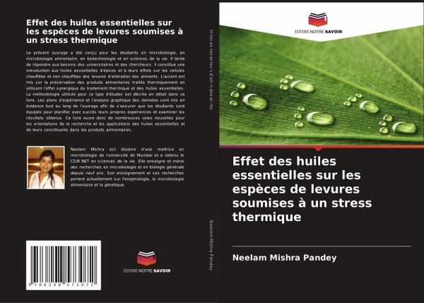 Effet des huiles essentielles sur les espèces de levures soumises à un stress thermique