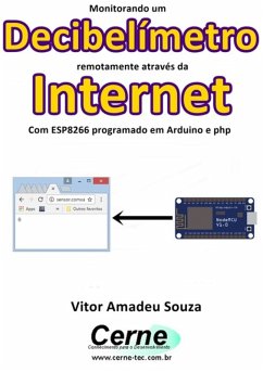 Cover Monitorando Um Decibelímetro Remotamente Através Da Internet Com Esp8266 Programado Em Arduino E Php (eBook, PDF)