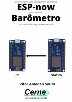 Desenvolvendo Uma Aplicação Com O Protocolo Esp-now Para Monitorar Barômetro Com O Esp8266 Programado No Arduino (eBook, PDF) - Souza, Vitor Amadeu